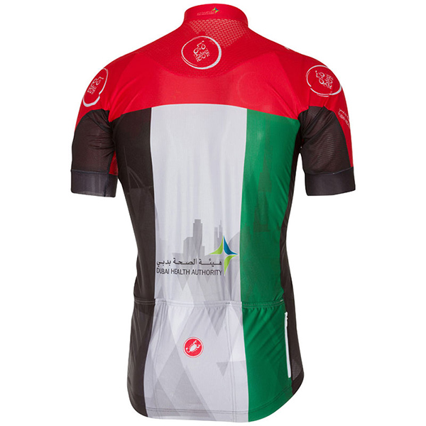 2017 Maglia Dubai Tour rosso - Clicca l'immagine per chiudere